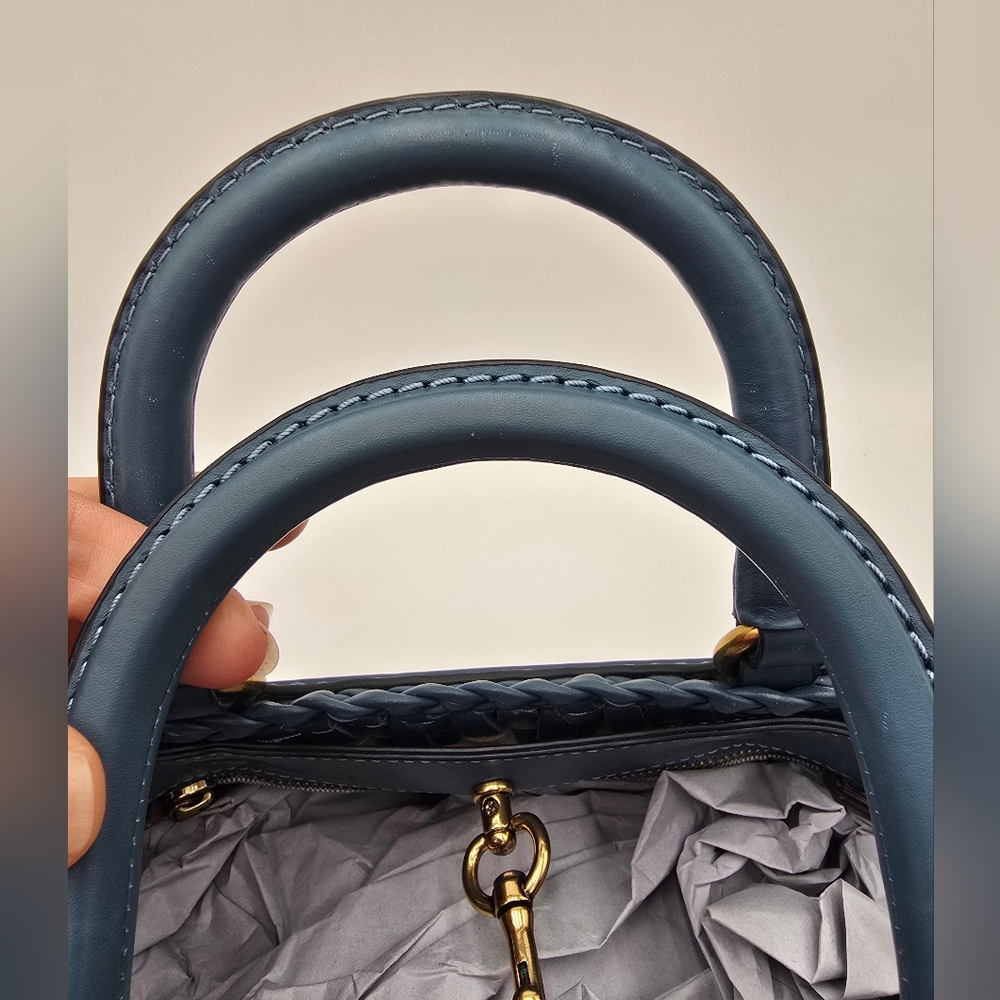 Coach 1941 Woven Tote 16, Lake - Picture 14 of 16